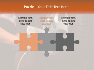 Dismantle The Wheel From The Car PowerPoint Template