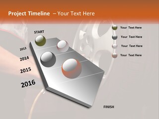 Dismantle The Wheel From The Car PowerPoint Template