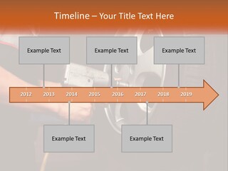 Dismantle The Wheel From The Car PowerPoint Template