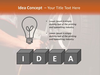 Dismantle The Wheel From The Car PowerPoint Template