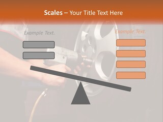 Dismantle The Wheel From The Car PowerPoint Template