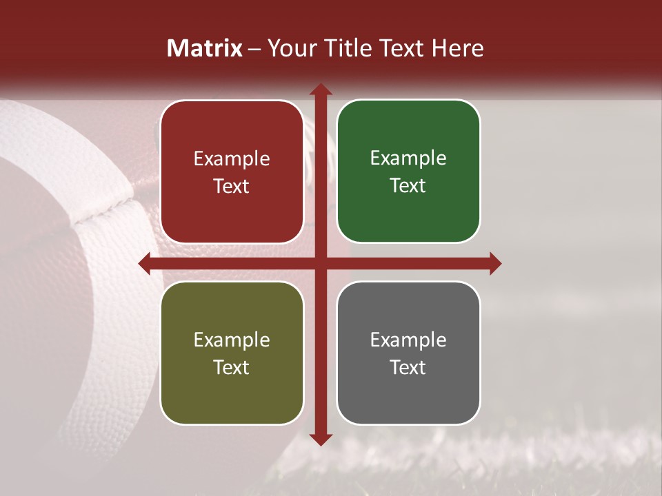 American Football Ball PowerPoint Template