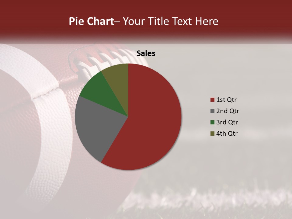 American Football Ball PowerPoint Template