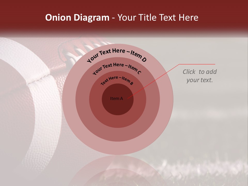 American Football Ball PowerPoint Template
