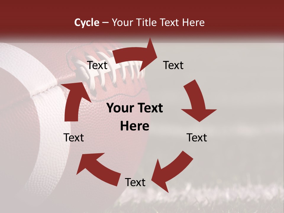 American Football Ball PowerPoint Template