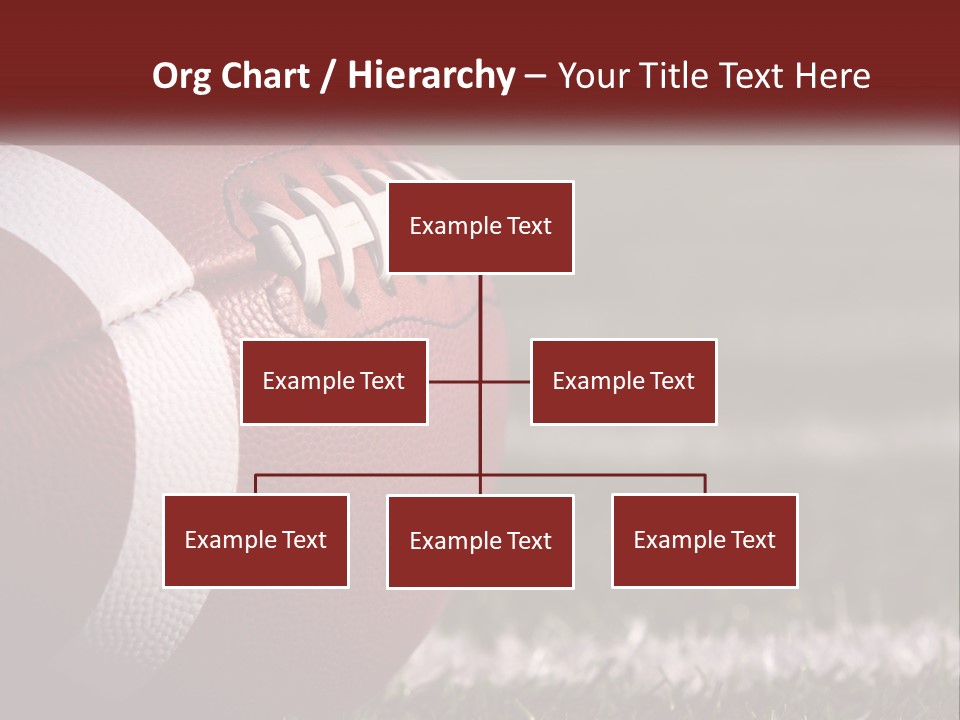 American Football Ball PowerPoint Template