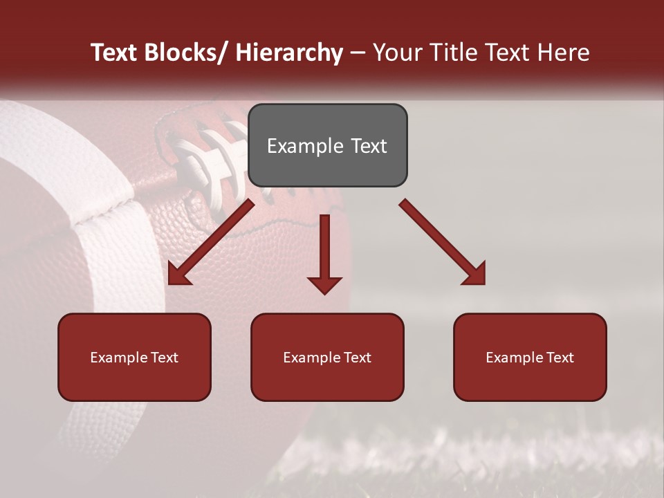 American Football Ball PowerPoint Template