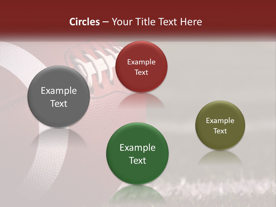 American Football Ball PowerPoint Template