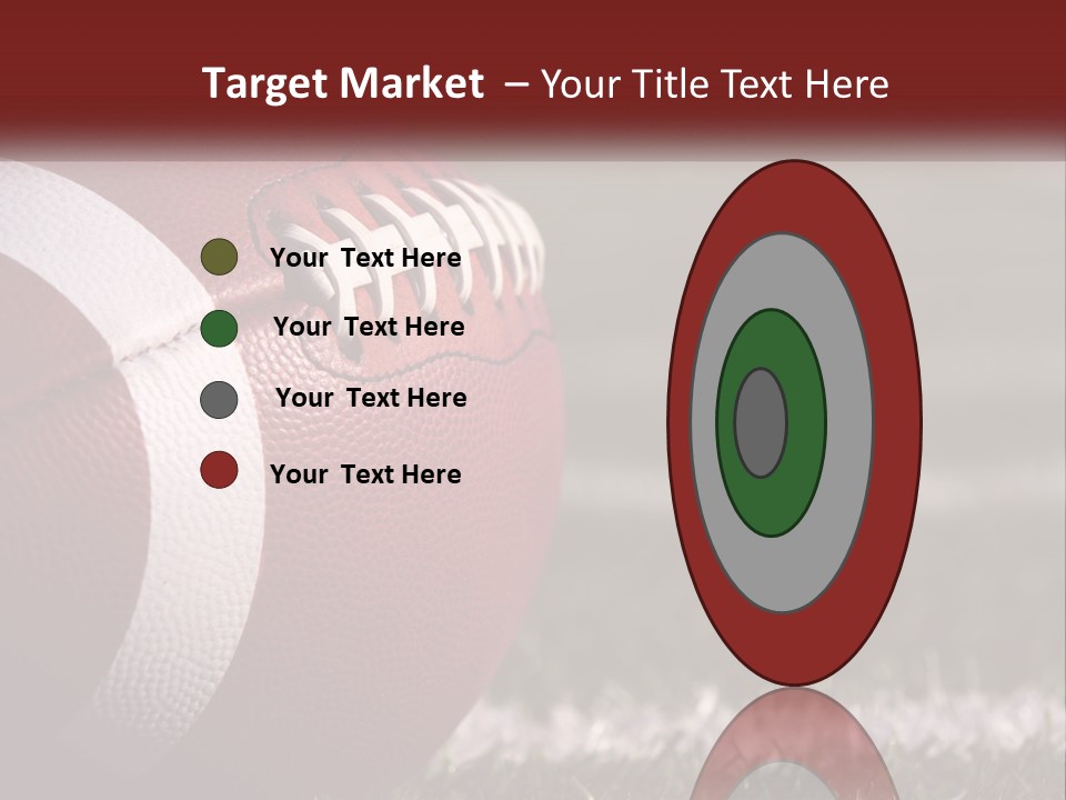 American Football Ball PowerPoint Template