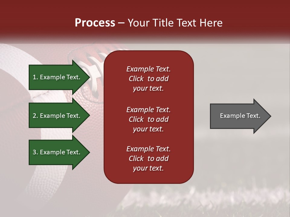 American Football Ball PowerPoint Template