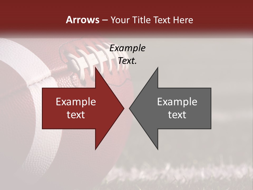 American Football Ball PowerPoint Template