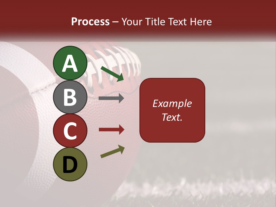 American Football Ball PowerPoint Template