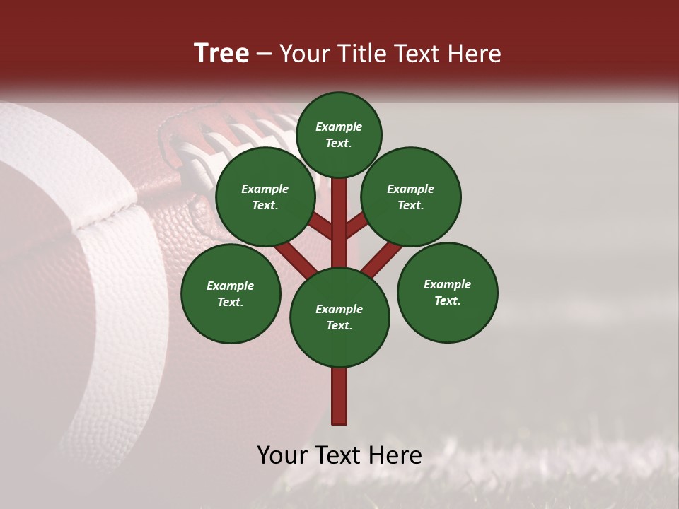 American Football Ball PowerPoint Template