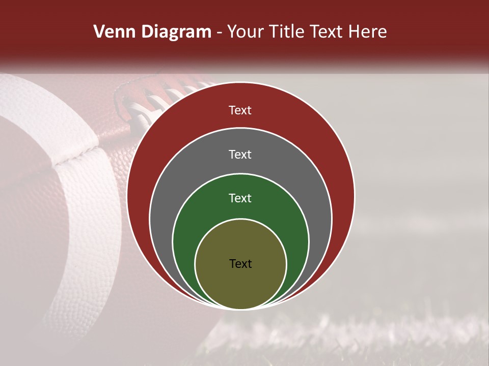 American Football Ball PowerPoint Template