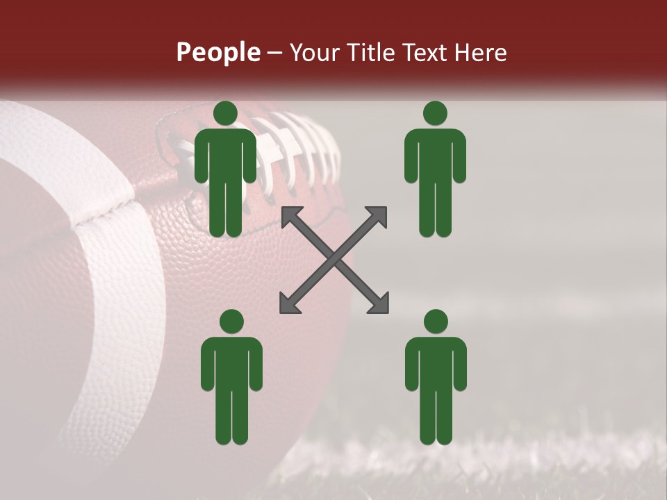 American Football Ball PowerPoint Template
