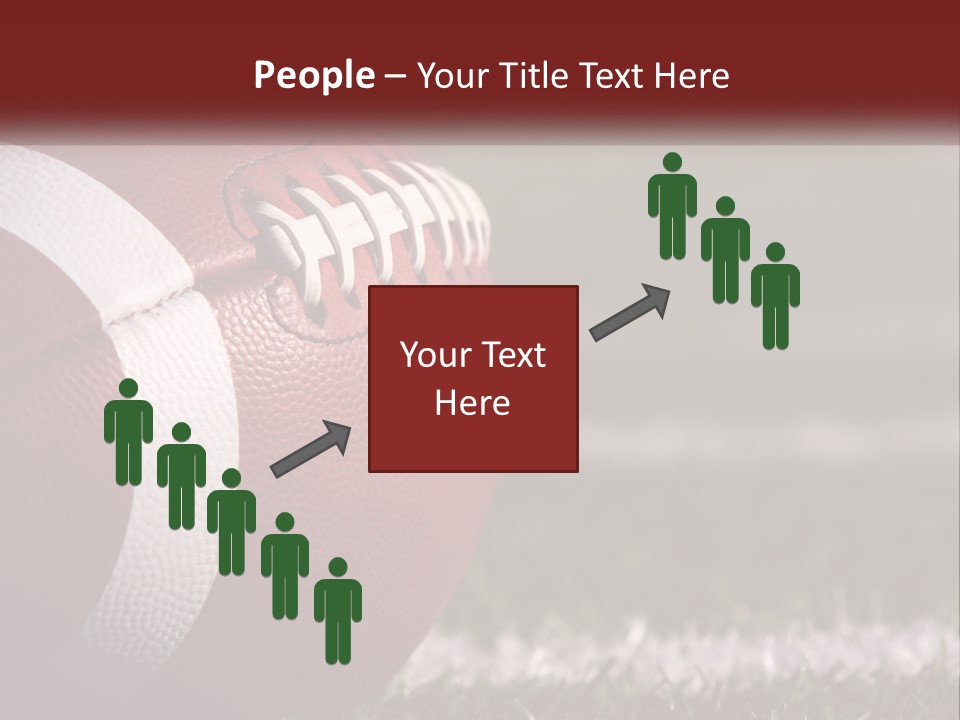 American Football Ball PowerPoint Template