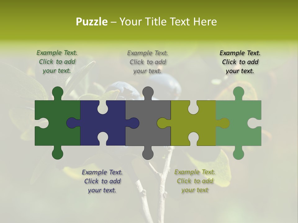 Blueberry PowerPoint Template