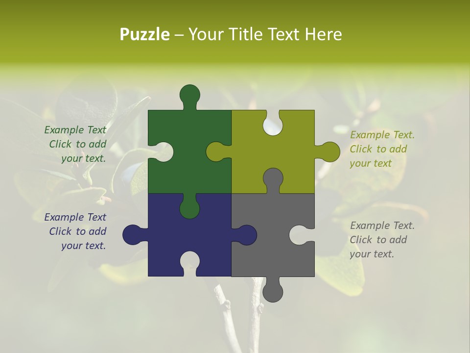 Blueberry PowerPoint Template