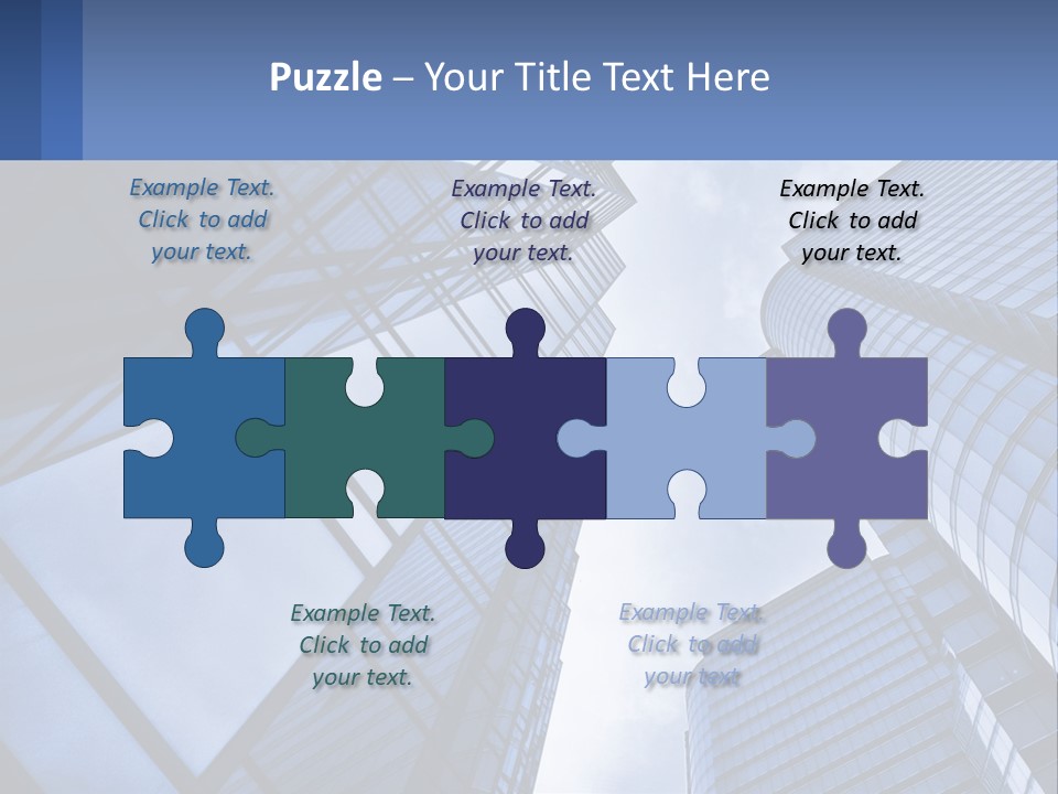 High-Rise Glass Offices PowerPoint Template