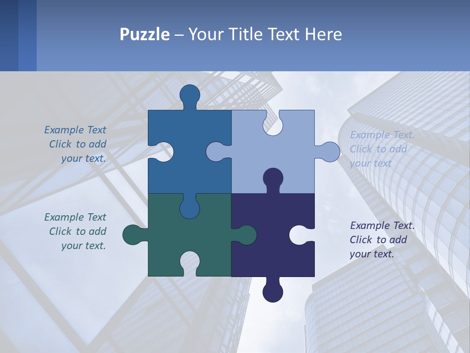 High-Rise Glass Offices PowerPoint Template