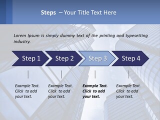 High-Rise Glass Offices PowerPoint Template