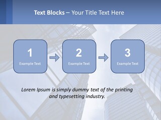 High-Rise Glass Offices PowerPoint Template