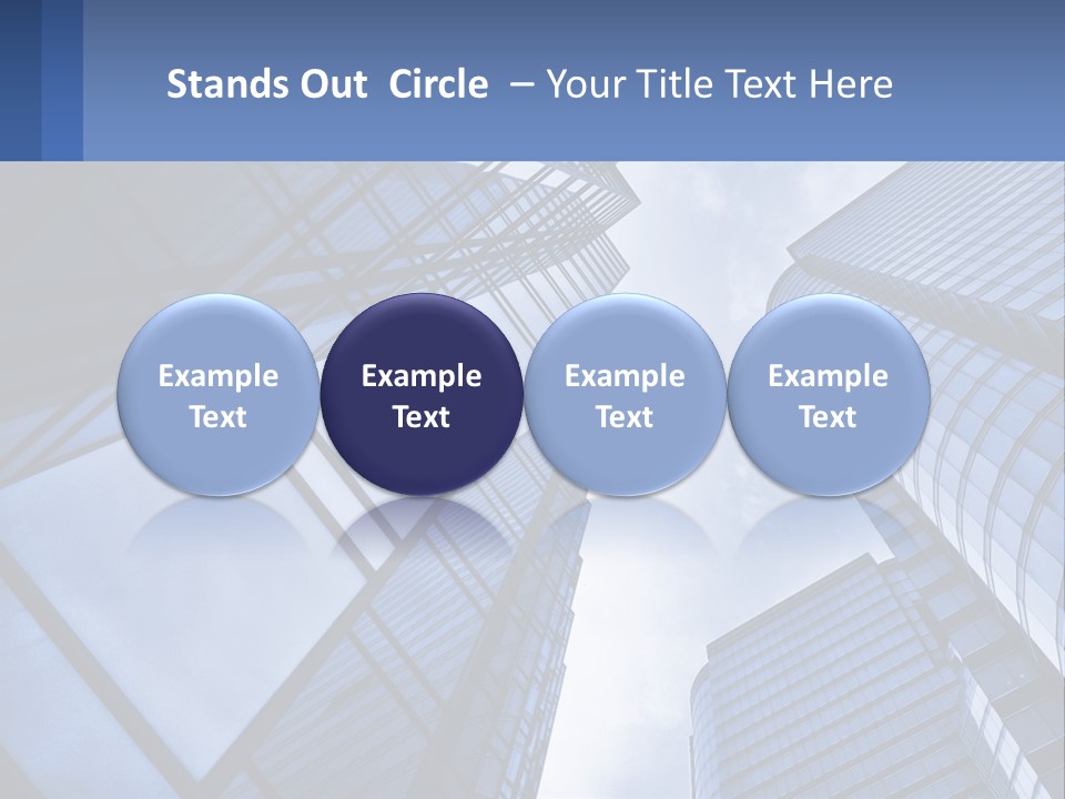 High-Rise Glass Offices PowerPoint Template