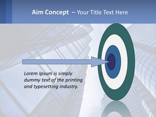 High-Rise Glass Offices PowerPoint Template