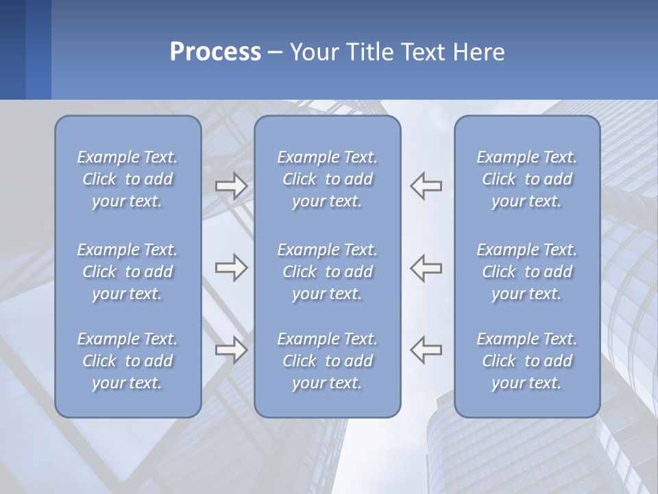 High-Rise Glass Offices PowerPoint Template
