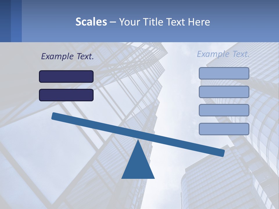 High-Rise Glass Offices PowerPoint Template