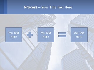 High-Rise Glass Offices PowerPoint Template