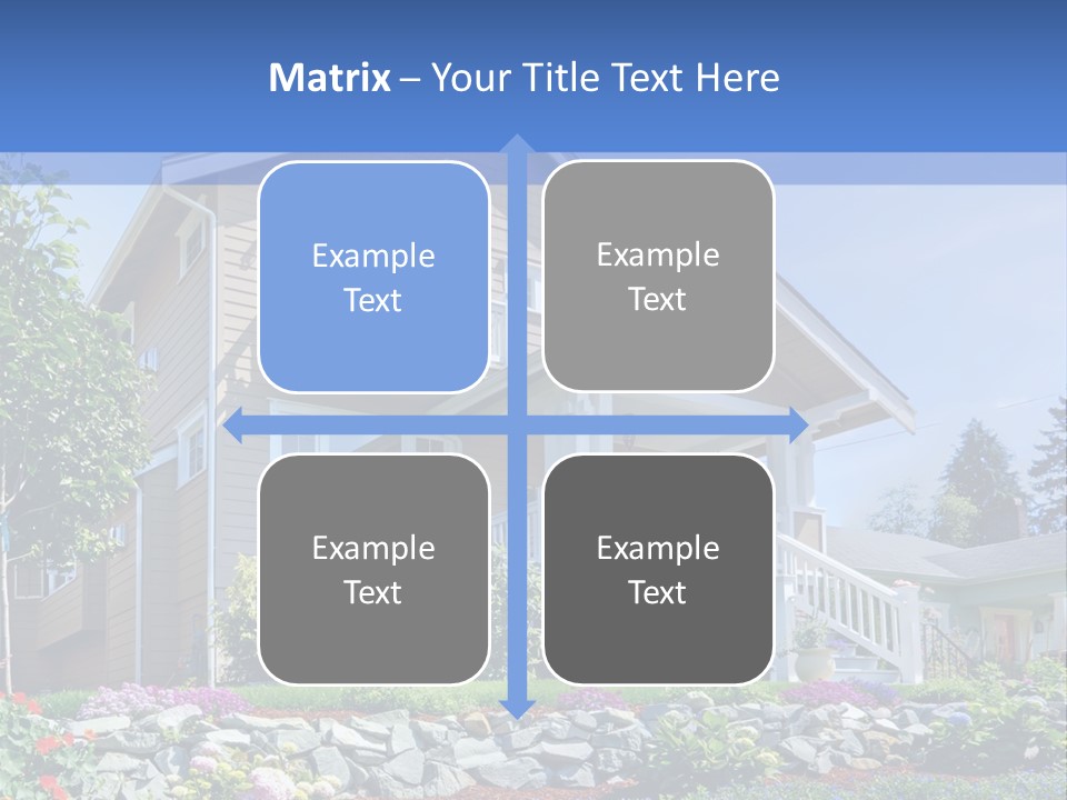 Two-Storey House PowerPoint Template