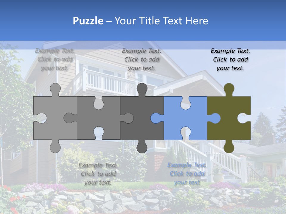 Two-Storey House PowerPoint Template