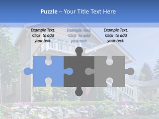 Two-Storey House PowerPoint Template