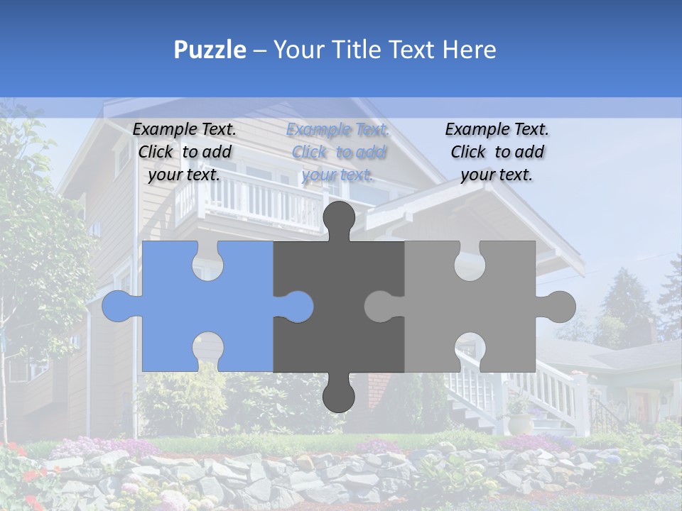 Two-Storey House PowerPoint Template