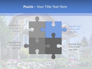 Two-Storey House PowerPoint Template