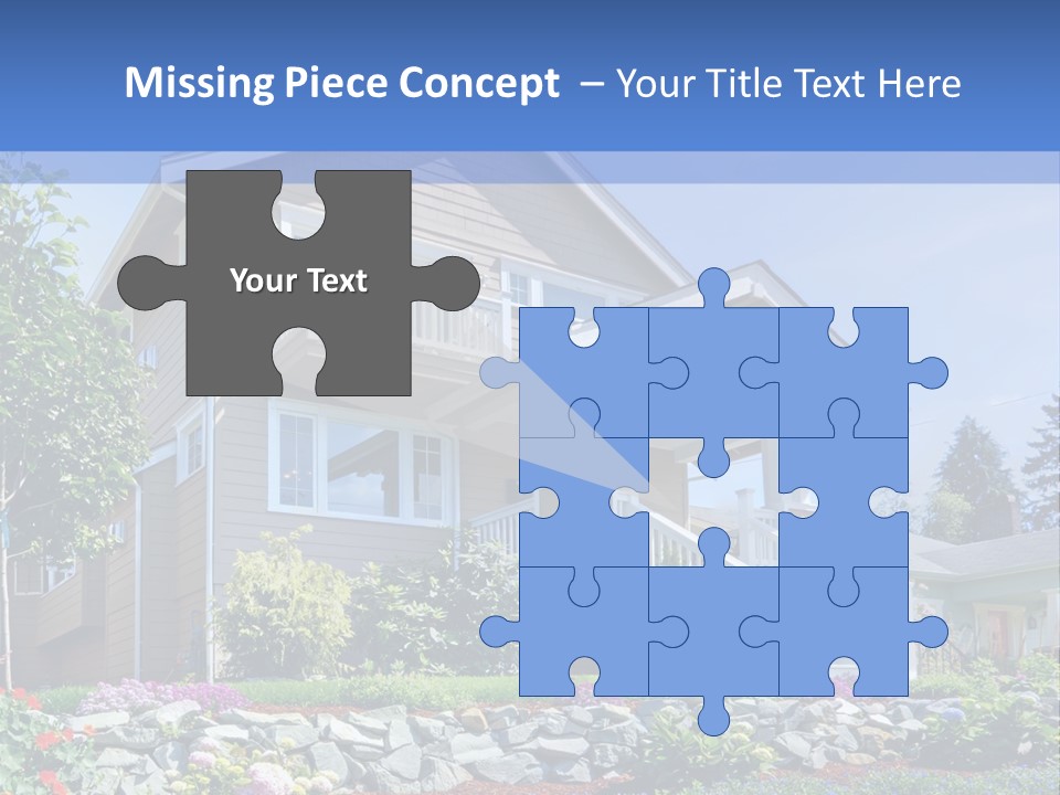 Two-Storey House PowerPoint Template