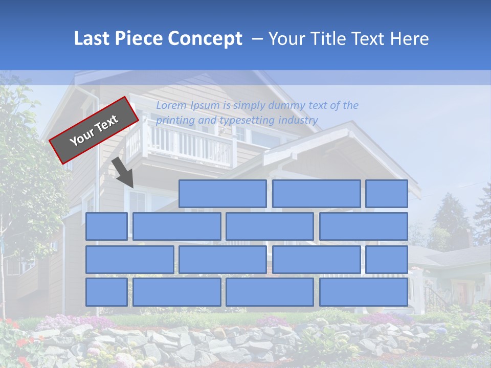 Two-Storey House PowerPoint Template