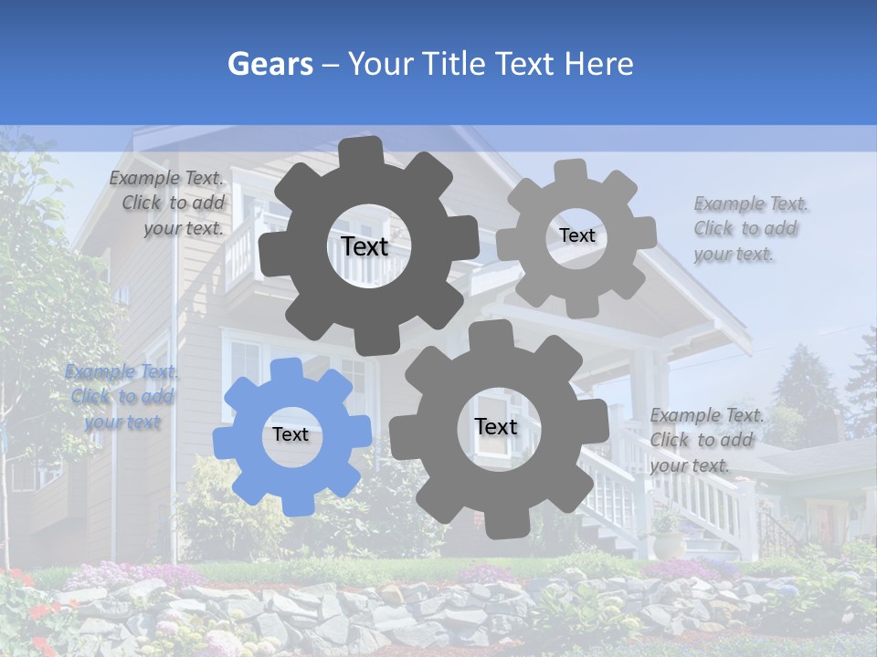 Two-Storey House PowerPoint Template