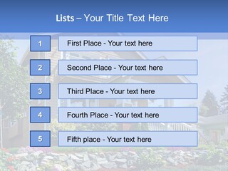 Two-Storey House PowerPoint Template