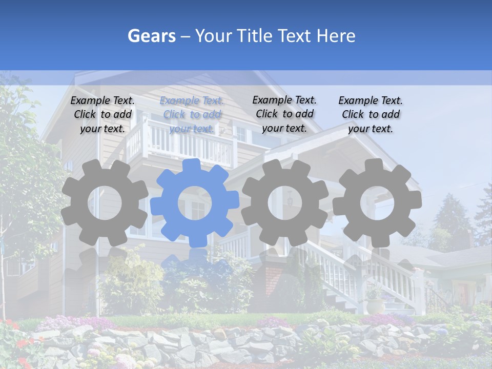 Two-Storey House PowerPoint Template