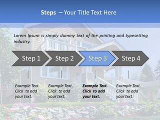 Two-Storey House PowerPoint Template