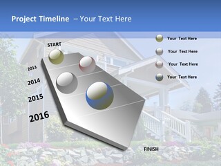 Two-Storey House PowerPoint Template