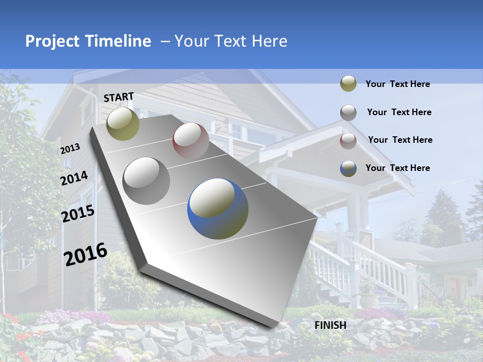 Two-Storey House PowerPoint Template