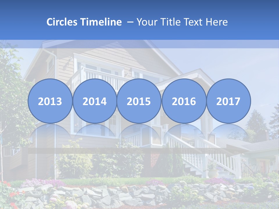Two-Storey House PowerPoint Template