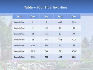 Two-Storey House PowerPoint Template