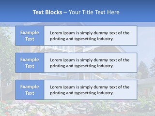 Two-Storey House PowerPoint Template