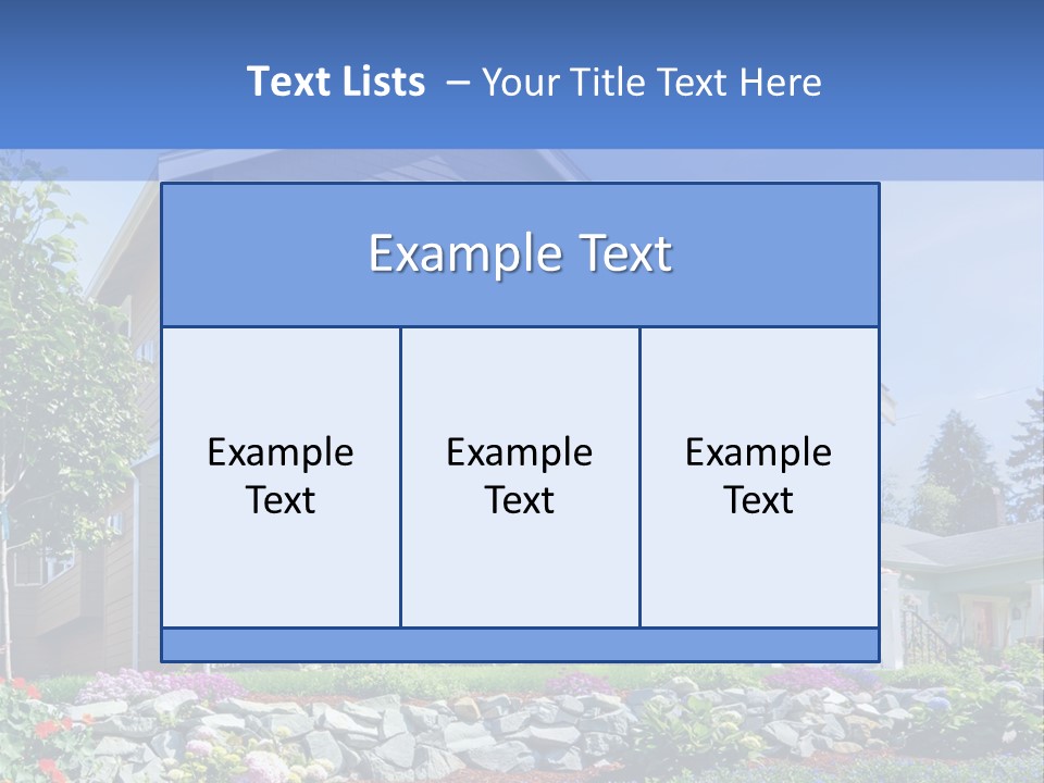 Two-Storey House PowerPoint Template