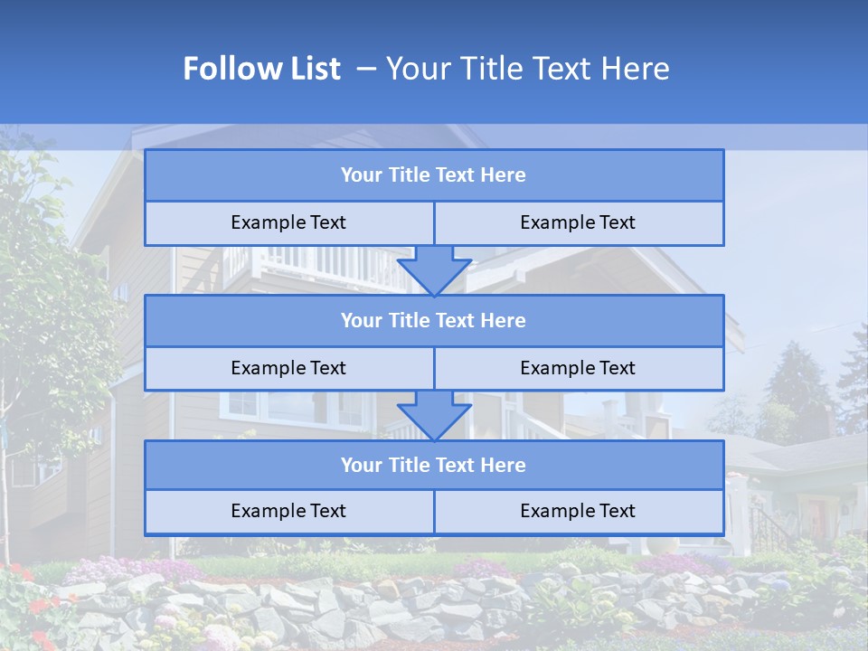 Two-Storey House PowerPoint Template