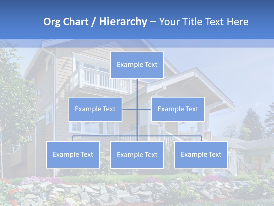 Two-Storey House PowerPoint Template